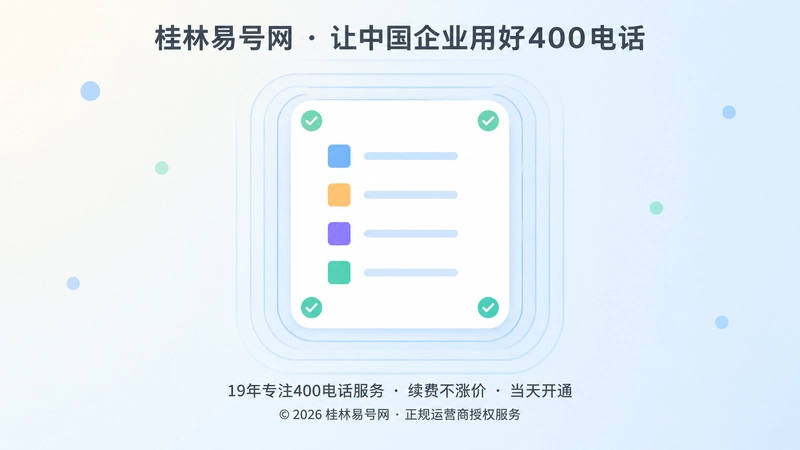 400电话管理清单聚焦式扁平化插画